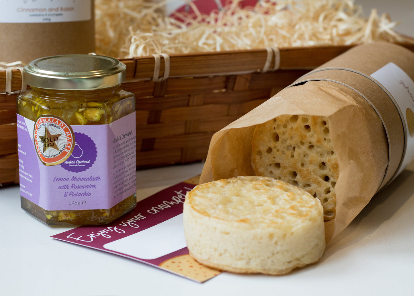 Crumpet Breakfast Basket