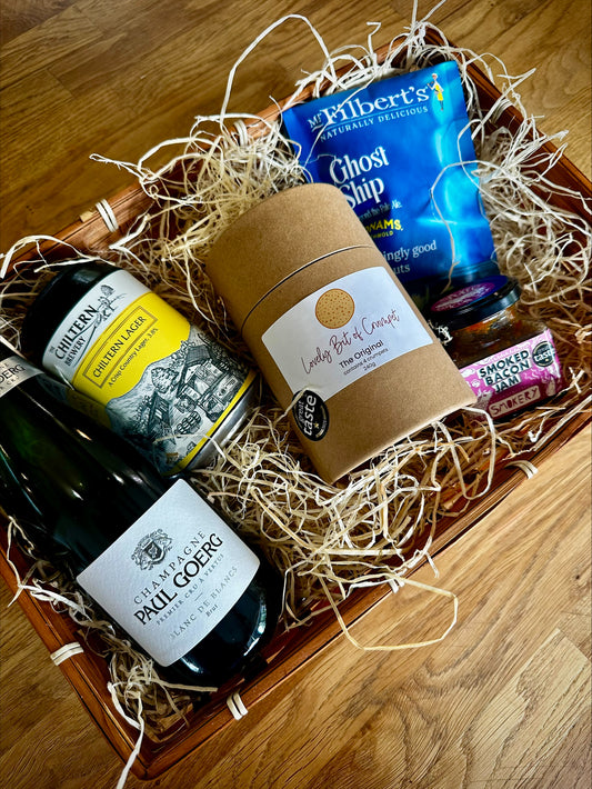 Pre-Order Father’s Day Luxury Crumpet Basket (contains alcohol) - 18/06 dispatch