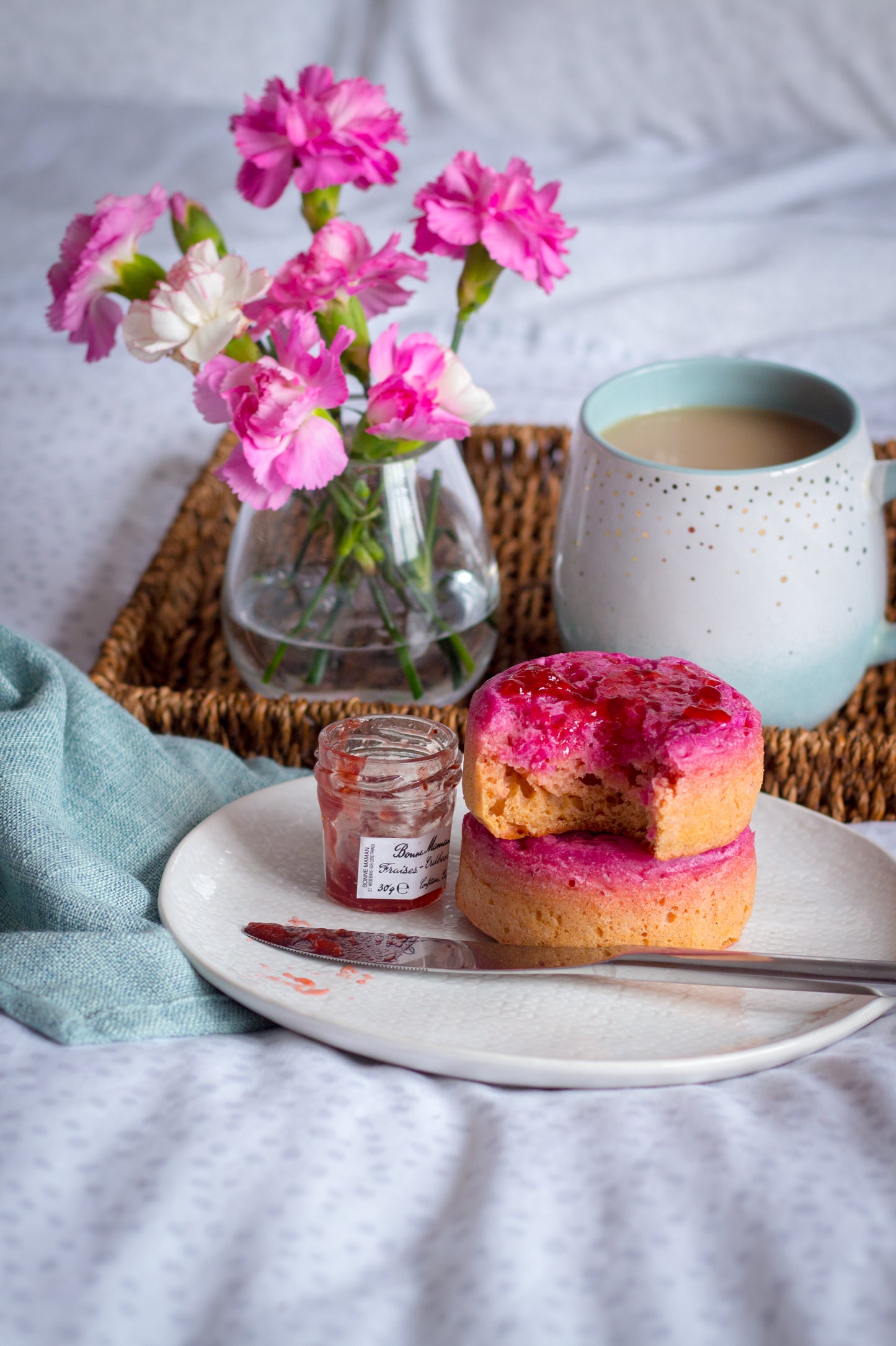 Pre-Order Mother's Day - Pink Ombré Crumpet - Pack of 4 - Limited Edition - dispatch 11/12 March