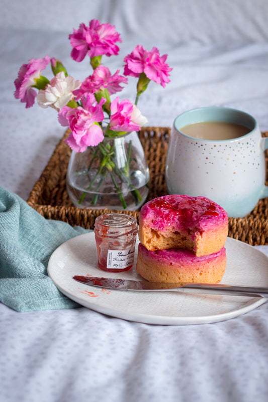 Pre-Order Mother's Day - Pink Ombré Crumpet - Pack of 4 - Limited Edition - dispatch 11/12 March